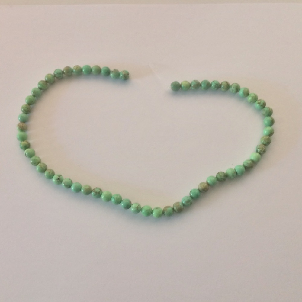 String of REAL Green Turquoise